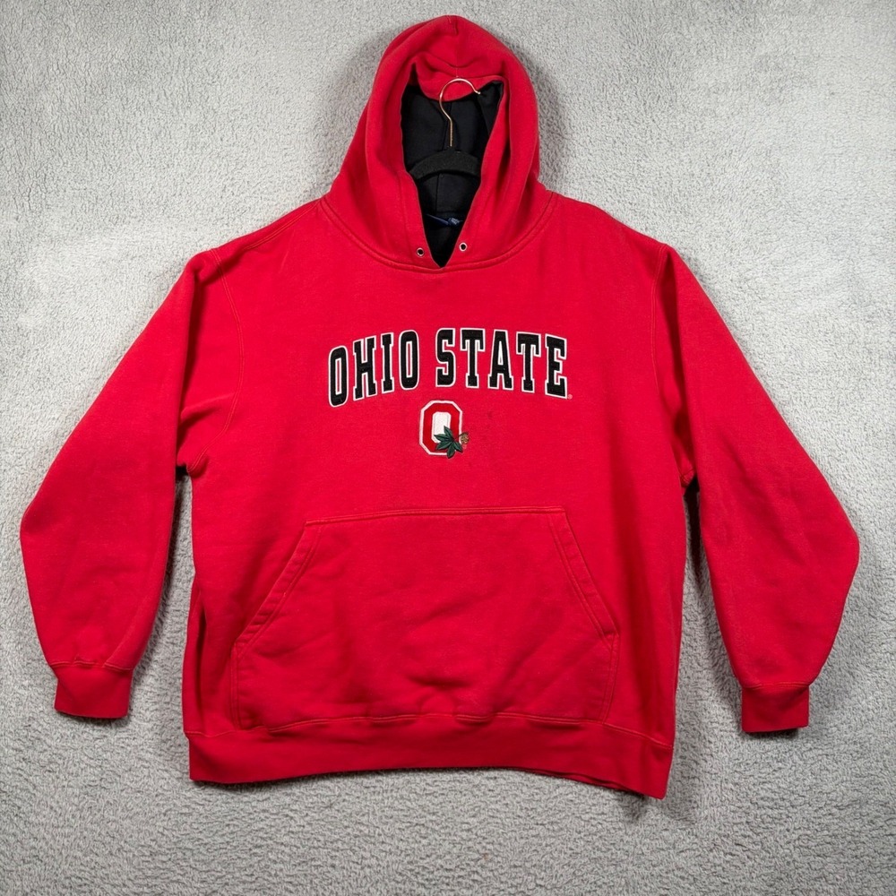 Ohio State Buckeyes Hoodie Red Pullover Sweatshirt Mens XL NCAA‎ Team Edition